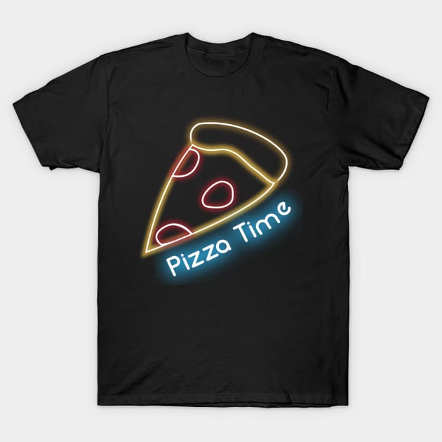 Pizza Time T-Shirt by WinterWolfDesign